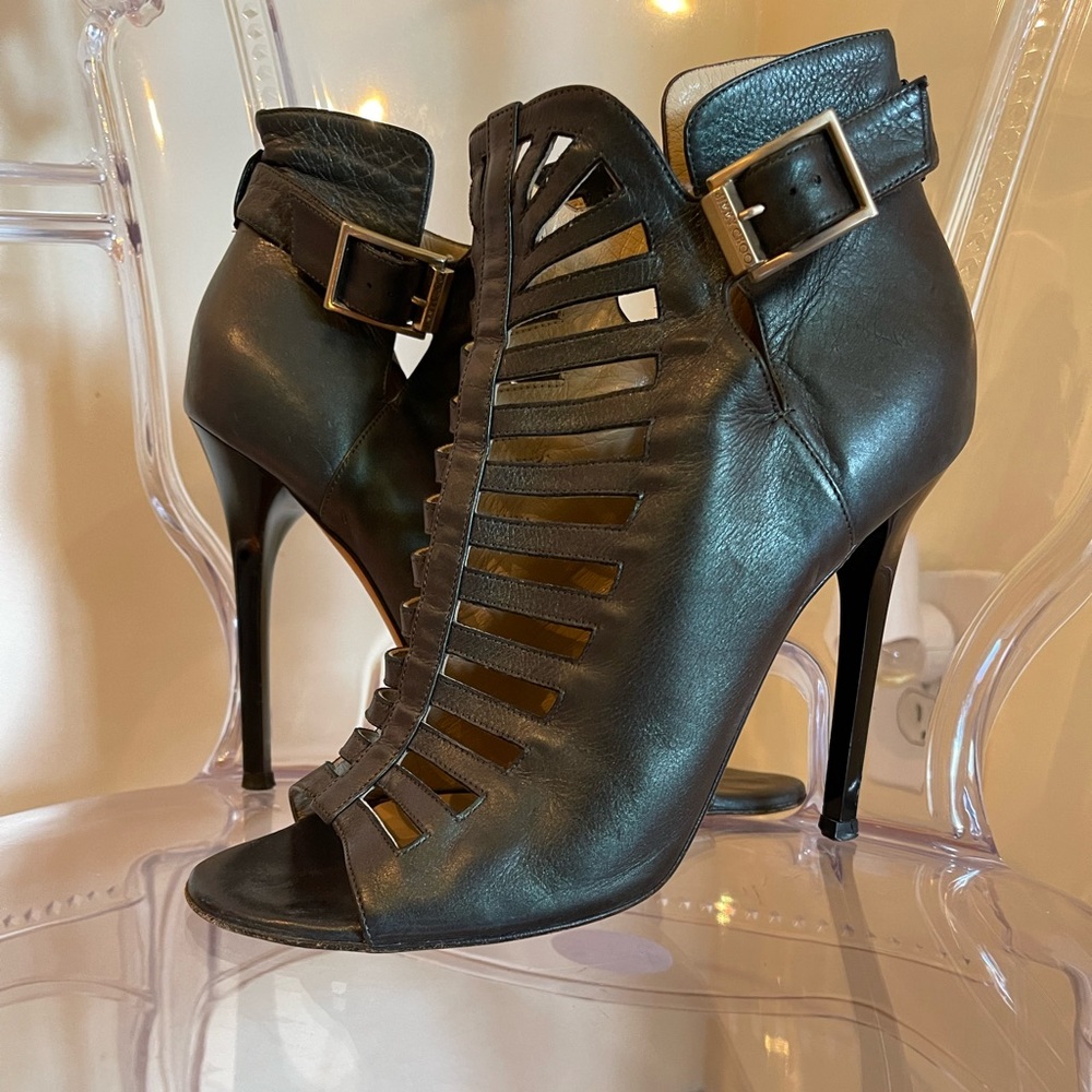 Jimmy Choo Peep Toe Booties